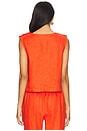 view 3 of 4 Cara Tank Top in Aurora Red