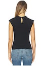 view 3 of 4 Lulu Mock Neck Top in Jet Black