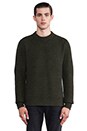 view 1 of 5 Hive Crew Knit Sweater in Olive