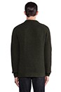view 3 of 5 Hive Crew Knit Sweater in Olive