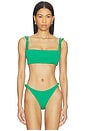 view 1 of 4 HAUT DE MAILLOT DE BAIN LINK STRAP in Emerald
