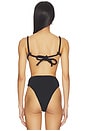 view 3 of 4 HAUT DE MAILLOT DE BAIN ATHENS in Black