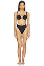 view 4 of 4 HAUT DE MAILLOT DE BAIN ATHENS in Black