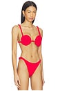 view 2 of 4 Athens Bikini Top in Red