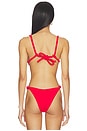 view 3 of 4 Athens Bikini Top in Red