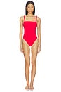 view 1 of 3 Braided Low Back One Piece in Red