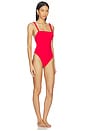 view 2 of 3 Braided Low Back One Piece in Red