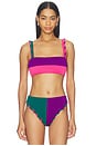 view 1 of 5 TOP BIKINI CONTOUR in Ultraviolet & Magenta