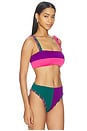 view 2 of 5 TOP BIKINI CONTOUR in Ultraviolet & Magenta