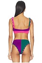 view 4 of 5 TOP BIKINI CONTOUR in Ultraviolet & Magenta