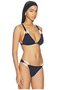 view 2 of 4 TOP BIKINI in Navy & White