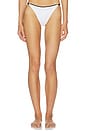 view 1 of 4 Ipa Bikini Bottom in White & Black