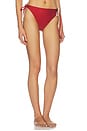 view 2 of 4 Gaia Tie Bikini Bottoms in White & Terra