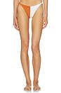 view 1 of 5 BAS DE MAILLOT DE BAIN COLORBLOCKED BAHIA in Clay & White