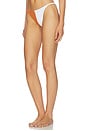 view 3 of 5 BAS DE MAILLOT DE BAIN COLORBLOCKED BAHIA in Clay & White