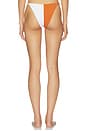 view 4 of 5 BAS DE MAILLOT DE BAIN COLORBLOCKED BAHIA in Clay & White