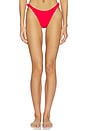 view 1 of 4 Link Strap Bikini Bottom in Red