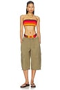 view 4 of 4 HAUT DE MAILLOT DE BAIN FORME BANDEAU GOLDEN HOUR in Brown Ombre