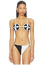 view 1 of 4 TOP BIKINI REDONDO FLOR in Black Multi