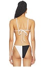 view 3 of 4 TOP BIKINI REDONDO FLOR in Black Multi