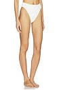 view 2 of 4 Swirl Bikini Bottom in White