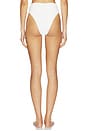view 3 of 4 Swirl Bikini Bottom in White
