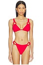 view 1 of 4 HAUT DE MAILLOT DE BAIN ROPE LINK in Red