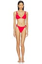 view 4 of 4 HAUT DE MAILLOT DE BAIN ROPE LINK in Red