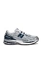 view 1 of 6 1906r Sneakers in Silver Metallic, Deep Ocean, & White