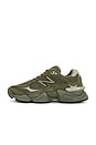 view 5 of 6 9060 Sneakers in Dark Olivine, Olivine, & Black