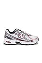 view 1 of 6 740 Sneakers in Mercury Red, White, & Castlerock