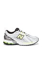 view 1 of 6 SNEAKERS 1906 in Light Silver Metallic & Alkaline Green