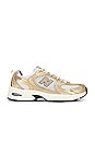 view 1 of 6 SNEAKERS MR530 in Turtledove & Gold Metallic 