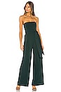 view 1 of 3 Plateau Jumpsuit in Emerald Green