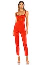 view 1 of 3 Kailynn Jumpsuit in Red Orange