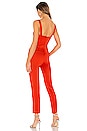 view 3 of 3 Kailynn Jumpsuit in Red Orange