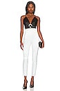 view 1 of 4 Quenby Jumpsuit in Black & Ivory