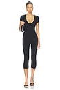 view 1 of 3 Rukmini Capri Jumpsuit in Black