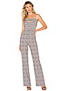 view 1 of 3 x Naven Rose Jumpsuit in Gray Pink Plaid