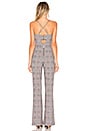 view 3 of 3 x Naven Rose Jumpsuit in Gray Pink Plaid