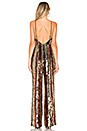 view 3 of 4 Serena Jumpsuit in Gold & Silver
