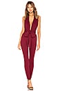 view 2 of 4 Lively Halter Jumpsuit in Burgundy