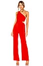 view 1 of 3 x Naven Riley Jumpsuit in Flame Scarlet