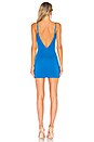 view 3 of 3 ОБЛЕГАЮЩЕЕ МИНИ-ПЛАТЬЕ CRYSTALLIZED in Cerulean Blue