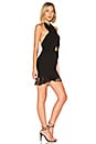 view 2 of 3 Violet Fringe Mini Dress in Black