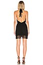 view 3 of 3 Violet Fringe Mini Dress in Black