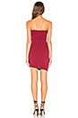 view 3 of 3 Leslie Mini Dress in Burgundy