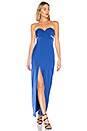 view 1 of 3 Sofia Gown in Bright Cobalt