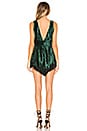 view 3 of 3 ROBE COURTE ALEXANDRA in Jewel Green