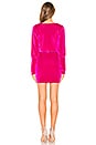 view 3 of 3 Zaiden Mini Dress in Magenta